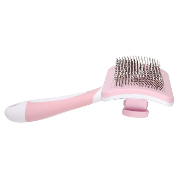 Self Cleaning Slicker Brush For Dogs, Cats Pets-One Click Cleaning Function-Gentle Effective Cat, Pet Dog Hair Remover-Dog Grooming Accessories For Small, Medium Large Dogs - Image 6