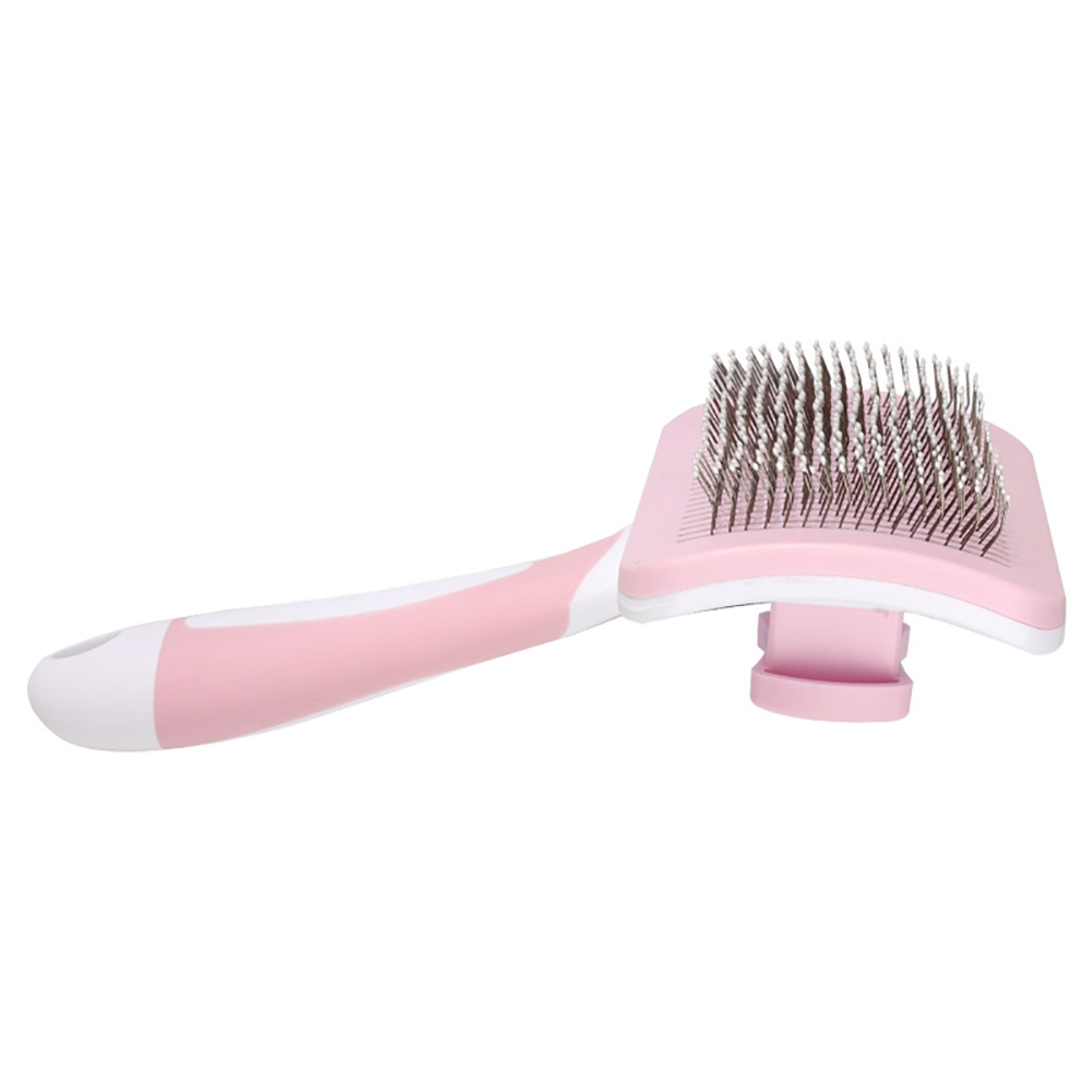 Self Cleaning Slicker Brush For Dogs, Cats Pets-One Click Cleaning Function-Gentle Effective Cat, Pet Dog Hair Remover-Dog Grooming Accessories For Small, Medium Large Dogs - Image 6