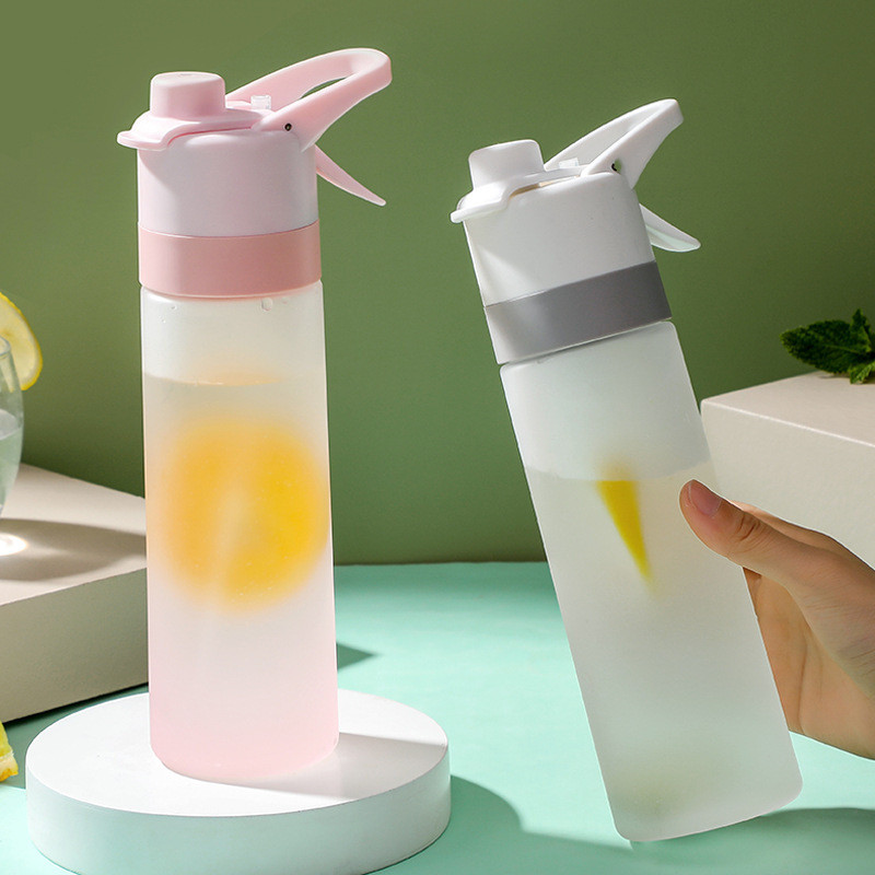Spray Water Bottle For Girls Outdoor Sport Fitness Water Cup Large Capacity Spray Bottle Drinkware Travel Bottles Kitchen Gadgets - Image 12