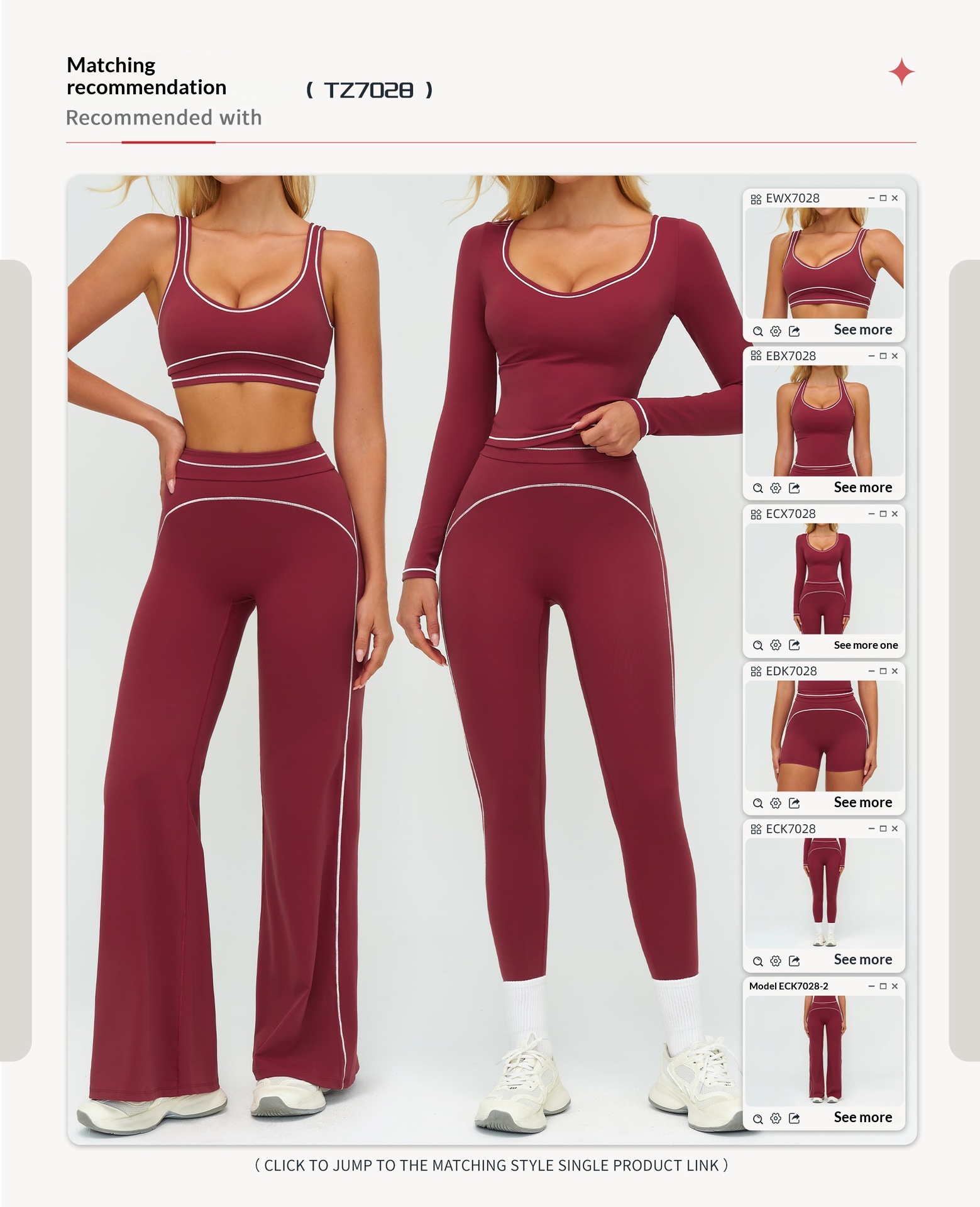 Contrast Color Brushed Yoga Suit Double-shoulder Strap High-grade Sports Workout Clothes - Image 12