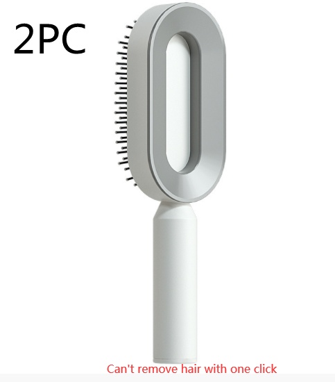 Self Cleaning Hair Brush For Women One-key Cleaning Hair Loss Airbag Massage Scalp Comb Anti-Static Hairbrush - Image 37