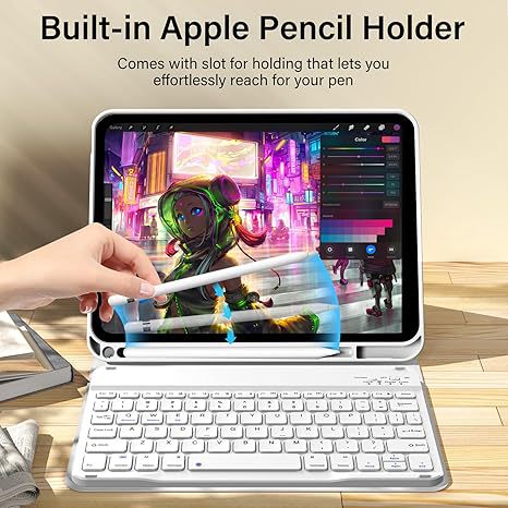 Compatible With IPad Keyboard Case - Image 12