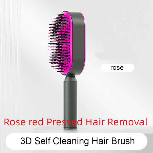 Self Cleaning Hair Brush For Women One-key Cleaning Hair Loss Airbag Massage Scalp Comb Anti-Static Hairbrush - Image 40
