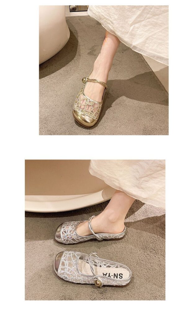 Women's Fashionable Mesh Breathable Closed-Toe Slippers