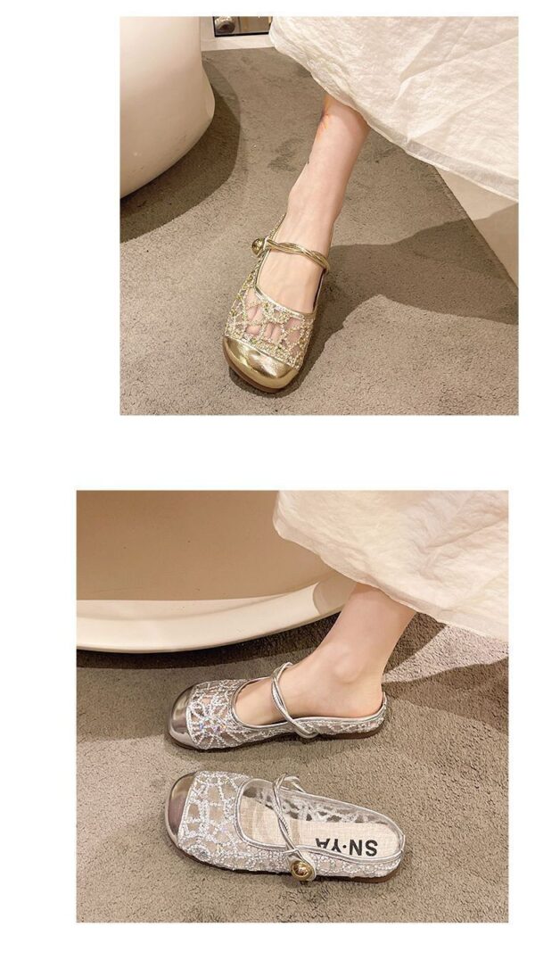 Women's Fashionable Mesh Breathable Closed-Toe Slippers - Image 13