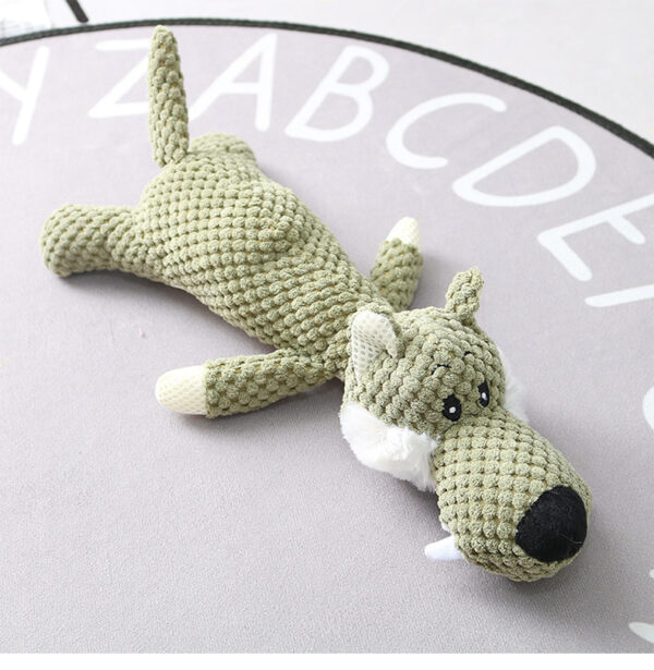 Plush Cartoon Puppy Dog Toy Pet Dog Chew Squeak Toys For Small Dogs Teeth Grinding Pet Products Dog Accessories - Image 4