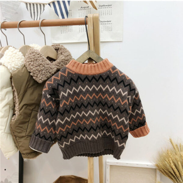 Korean Version Of Childrens Clothing Mens And Womens Baby Sweater - Image 4