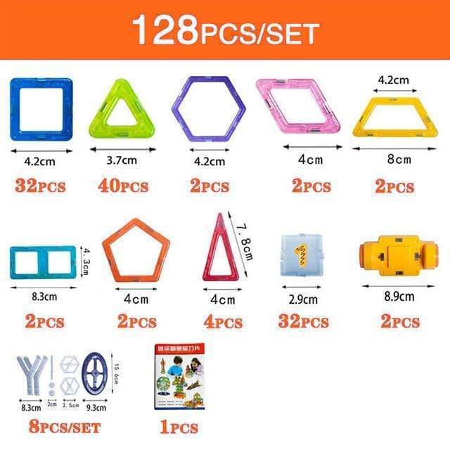 Magnetic Building Blocks DIY Magnets Toys For Kids Designer Construction Set Gifts For Children Toys - Image 25