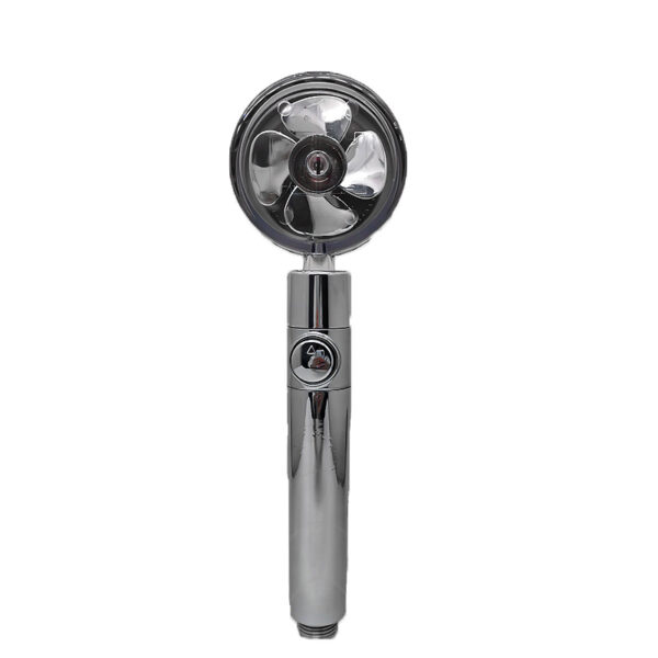 Shower Head Water Saving Flow 360 Degrees Rotating With Small Fan ABS Rain High Pressure Spray Nozzle Bathroom Accessories - Image 20