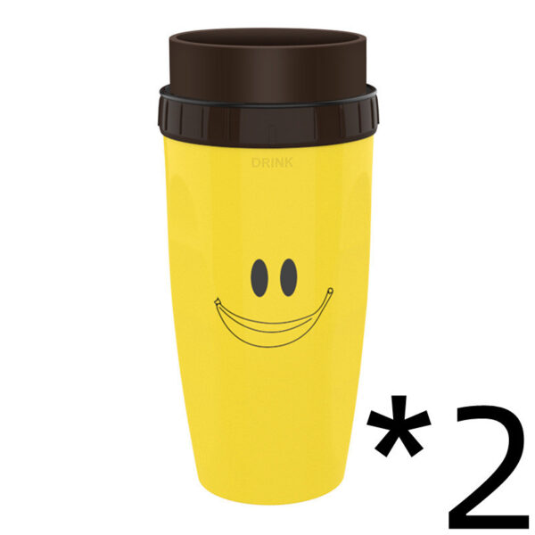 No Cover Twist Cup Travel Portable Cup Double Insulation Tumbler Straw Sippy Water Bottles Portable For Children Adults - Image 22