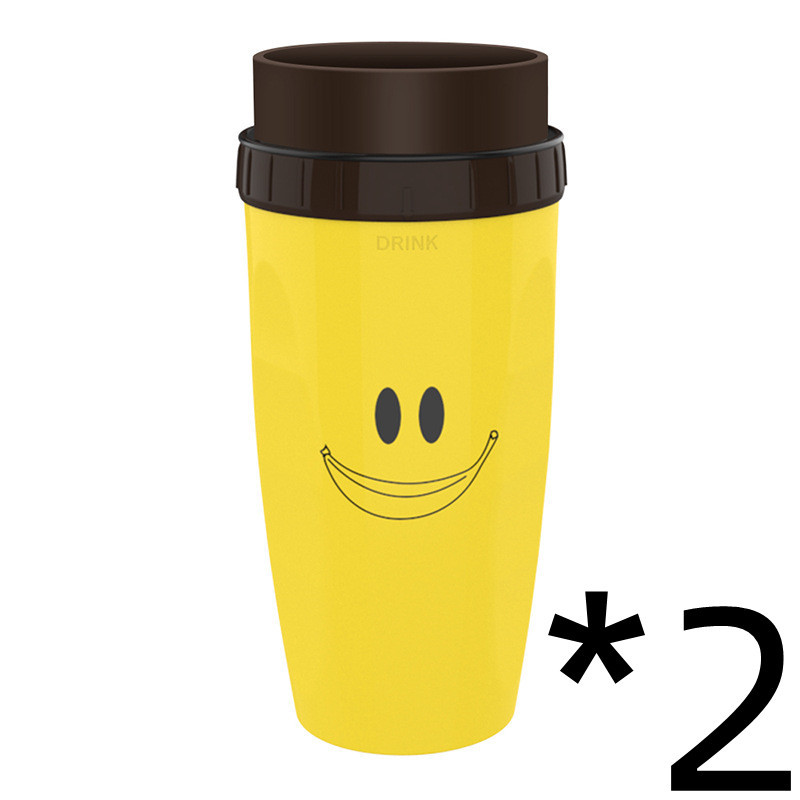 No Cover Twist Cup Travel Portable Cup Double Insulation Tumbler Straw Sippy Water Bottles Portable For Children Adults - Image 22