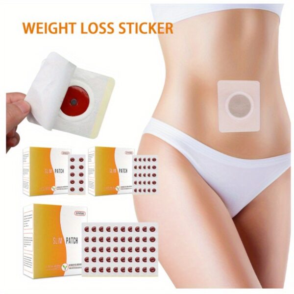 Navel Belly Button Patch Slimming Patch Abdomen Magnetic Detox Sticker - Image 24