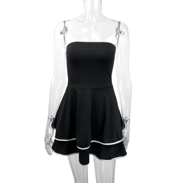Women's Fashion Backless Tube Top Cake Dress - Image 5