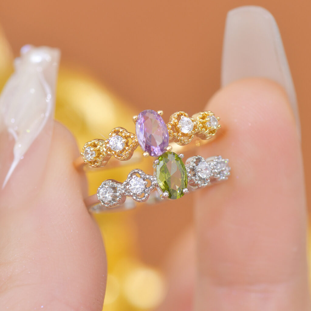 Purple Zircon Niche Versatile Opening Ring