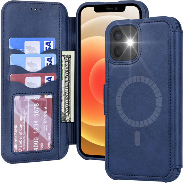 Magnetic Phone Case Flip Card Phone Holster - Image 9