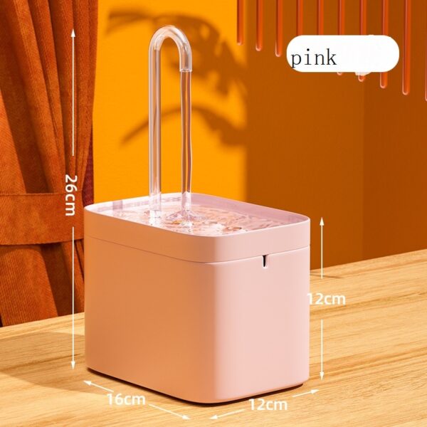 Automatic Cat Water Fountain Auto Filter USB Electric Mute Cat Drinker Bowl 1.5L Recirculate Filtring Drinker For Cats Pet Water Dispenser - Image 7