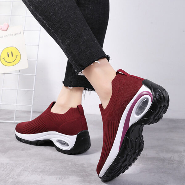 Sneakers Women Air Cushion Mesh Breathable Running Sports Shoes - Image 17