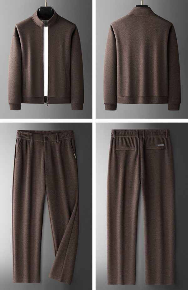 Men's Fashion Casual Stand-Collar Sweatshirt Sports Suit - Image 11