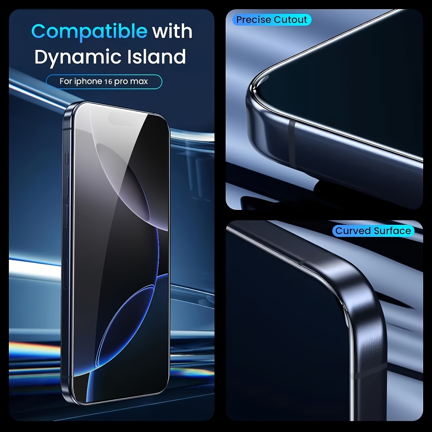 8pcs HD Tempered Glass Screen Protection - For IPhone 14 15 16 Pro - 14 15 16 Pro Max - 17 Air - 16e - 14 15 16 Plus Protective Glass Film - Image 6