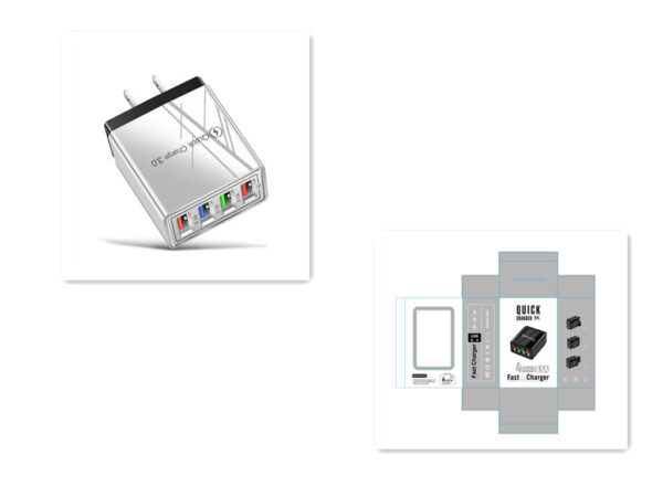 USB Charger Quick Charge 3.0 4 Phone Adapter For Tablet Portable Wall Mobile Charger Fast Charger - Image 46