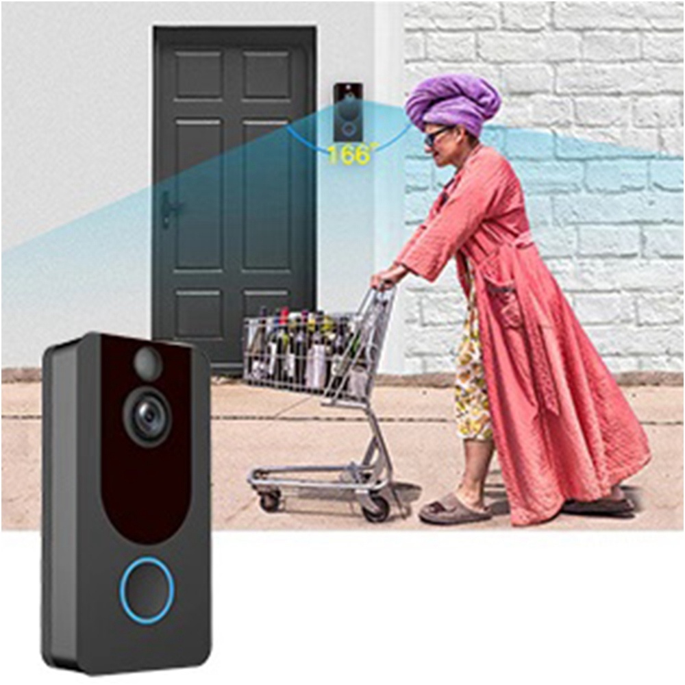 Smart WiFi Video Doorbell Camera Visual Intercom With Chime Night Vision IP Door Bell Wireless Security Camera - Image 7