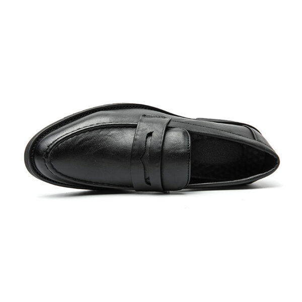 Retro Slip-on Round-toe British Loafers - Image 11