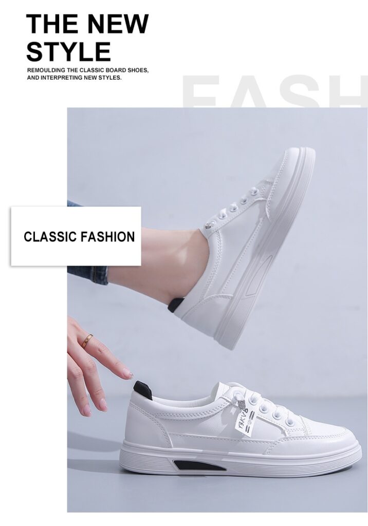 Student Athletic Running Leather-uppers Breathable Casual Shoes