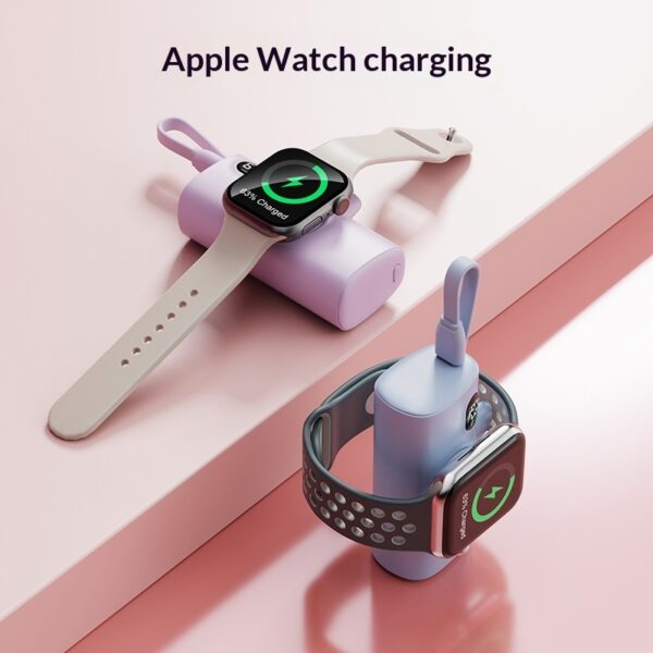 Wireless Magnetic Watch Power Bank With Built-in Cable - Image 6