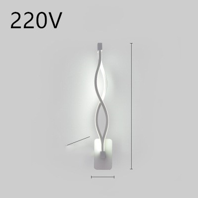 led wall lamp nordic minimalist bedroom bedside lamp - Image 47