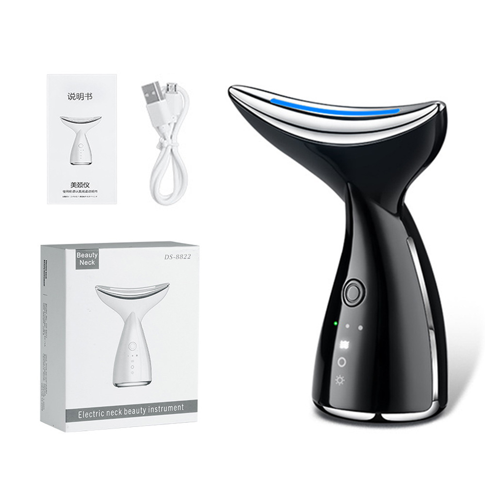 EMS Microcurrent Neck Face Beauty Device With 3 Colors LED Photon Therapy Skin Tighten Reduce Double Chin Face Lifting Devices - Image 14