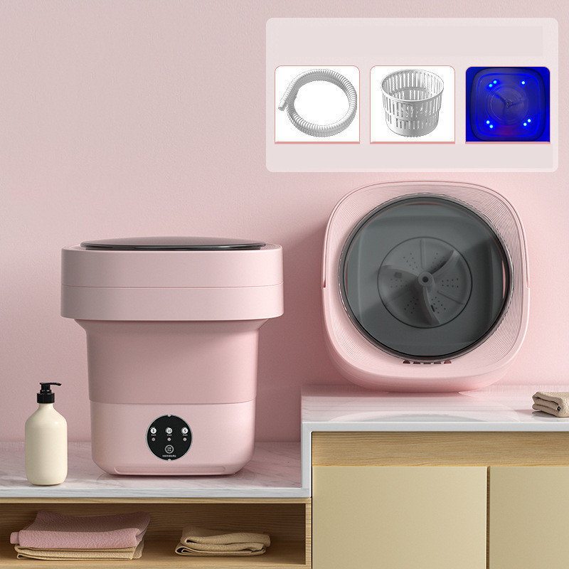 Mini Foldable Washing Machine Portable Mini Socks Underwear Panties Washing Machine Big Capacity 3 Models With Spinning Dry Gadgets - Image 39