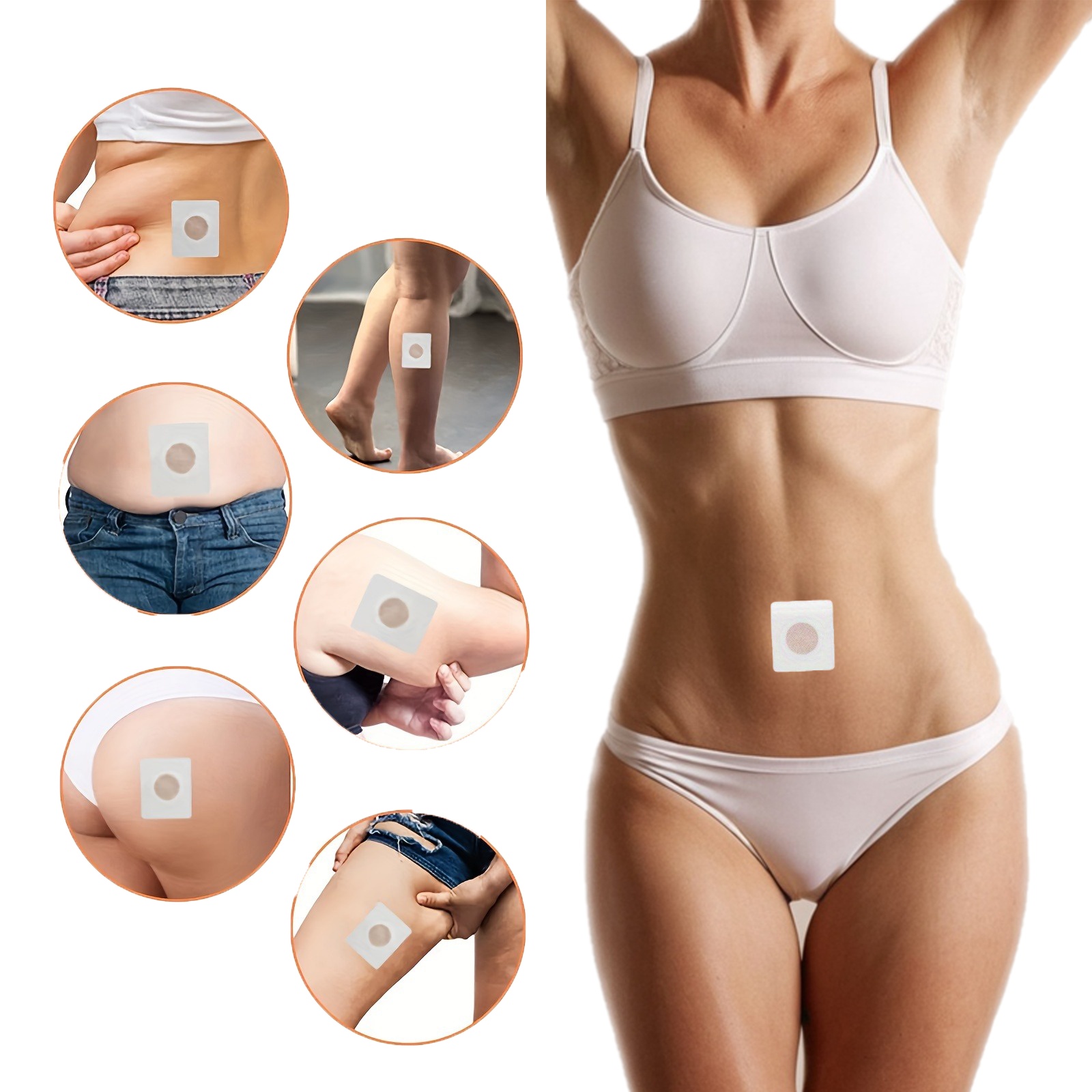 Navel Belly Button Patch Slimming Patch Abdomen Magnetic Detox Sticker - Image 32
