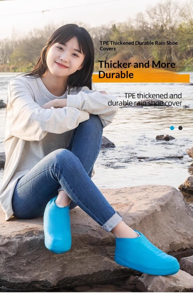 Outdoor Hiking Rain-Proof Shoe Covers Latex