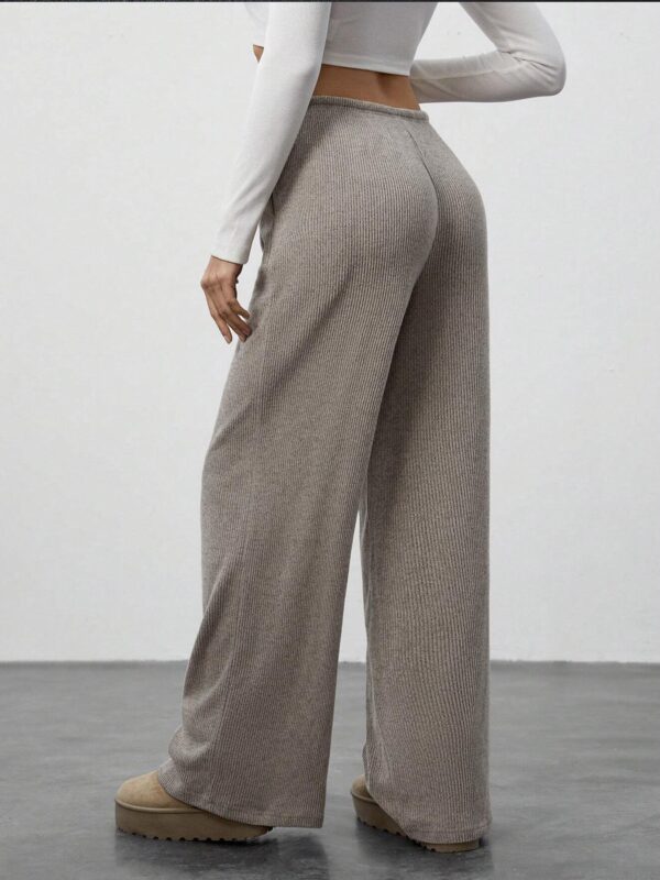 Women's Solid-color Casual Straight-leg Pants - Image 29