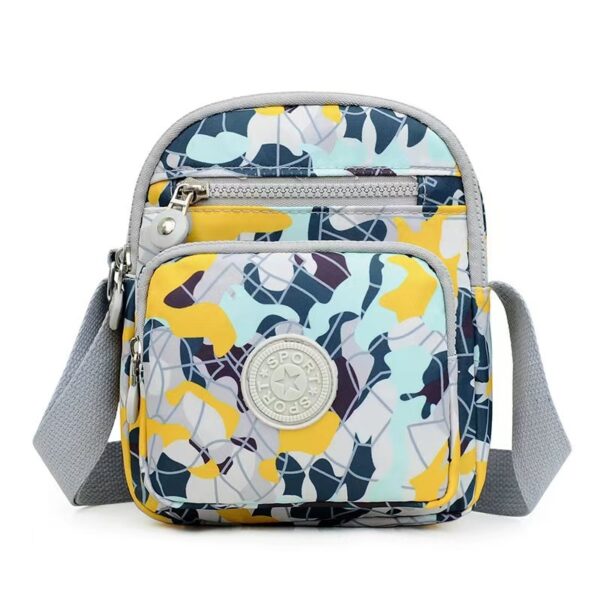 Lightweight Multi-Layer Oxford Cloth Crossbody Fashionable Small Square Bag - Image 5