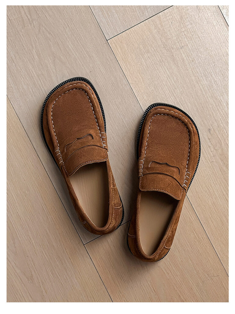 New Vintage Old Coin-style Loafers For Men
