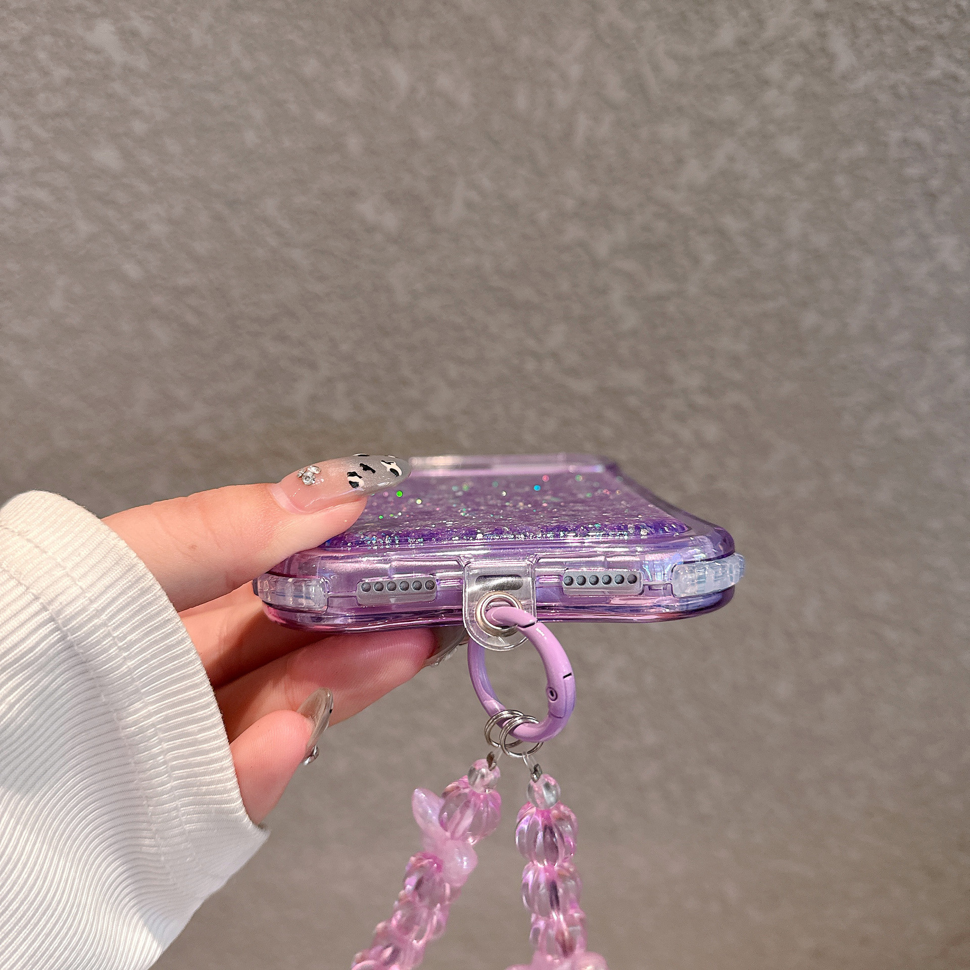 South American-style Slimming Phone Case With 3-in-1 Glitter Epoxy Drop-proof Design And A Matching Bracelet - Image 35