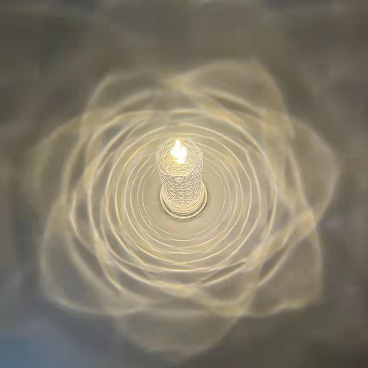Rose Pattern Refraction Led Electronic Candle Light - Image 7