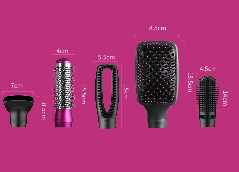Professional 5 In 1 Hair Dryer Brush Dryer And Straightening Brush Electric Hair Styling Tool Automatic Hair Curler Beauty Supplies Gadgets - Image 13
