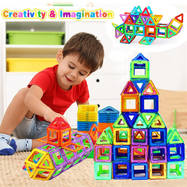 Magnetic Building Blocks DIY Magnets Toys For Kids Designer Construction Set Gifts For Children Toys - Image 17