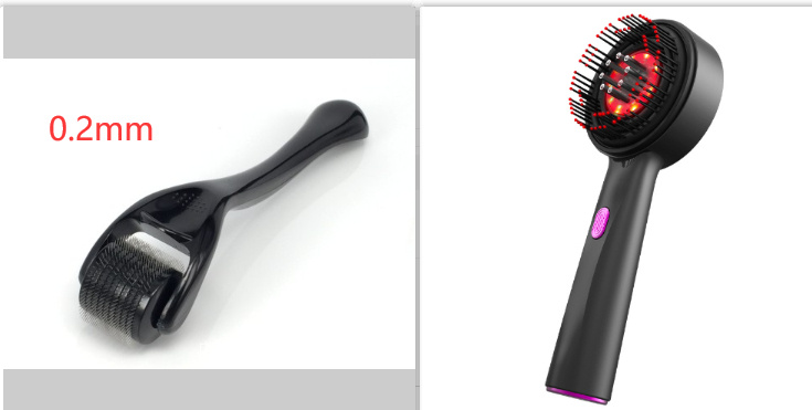 Electric Massage Comb Home Scalp Drain Comb Red Light Anti-slip Hair Care Multi-functional Massage Comb - Image 9