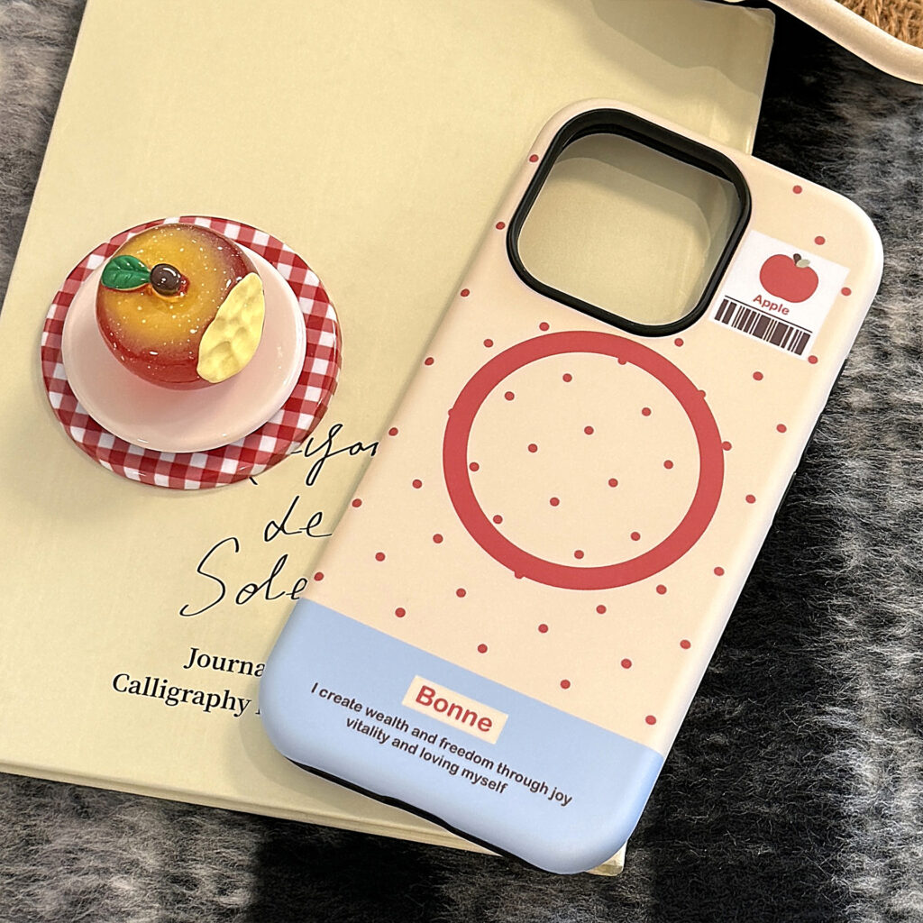 3D Luminous Magnetic Suction Stand Phone Case