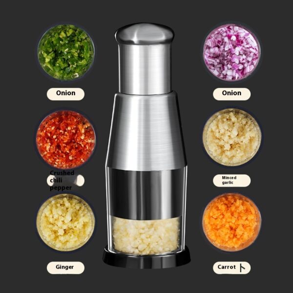 Garlic Crusher Onion Chopper Multipeler Vegetables Chopper Manual Garlic Press Machine Garlic Squeezer Kitchen Gadget - Image 13