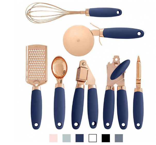 Kitchen Household Peeler Gadget Copper Plating Set - Image 12