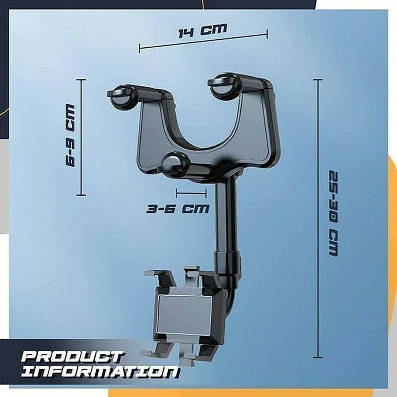 Car Rearview Mirror Swivel Navigation Bracket - Image 5