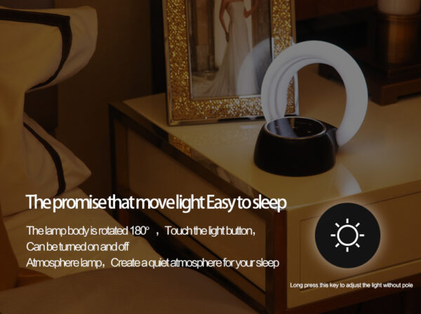 Creative Bluetooth Subwoofer Stereo Speaker LED Desk Lamp Stepless Dimming Folding Touch Atmosphere Night Light - Image 25