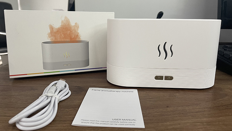 Best Selling USB Ultrasonic Flame Humidifier Led RGB Colorful Essential Oil Fire Flame Aroma Diffuser - Image 14