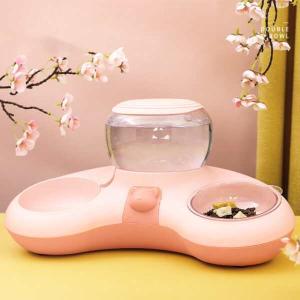 Crescent Automatic Drinking Water And Feeding Double Bowl - Image 15