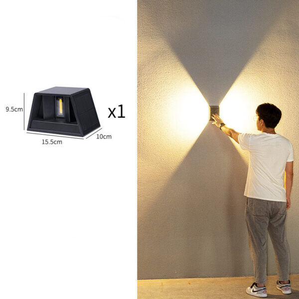 Solar Outdoor Corridor Waterproof Wall Lamp - Image 9