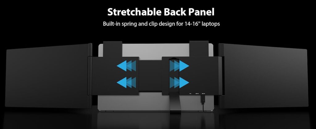 14-inch Dual-Screen Portable Monitor Laptop Expansion Screen